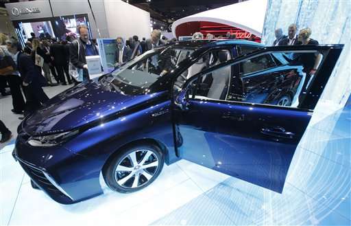Toyota launches hydrogen-fueled sedan