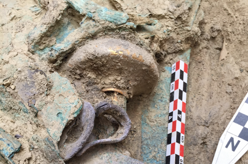 UC team discovers rare warrior tomb filled with Bronze Age wealth and weapons