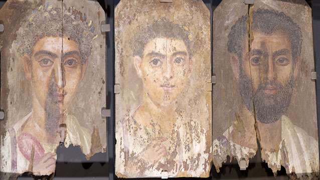 Unusual use of blue pigment found in ancient mummy portraits