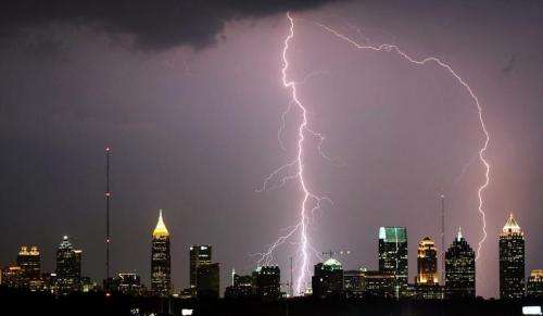 Urbanization may affect the initiation of thunderstorms