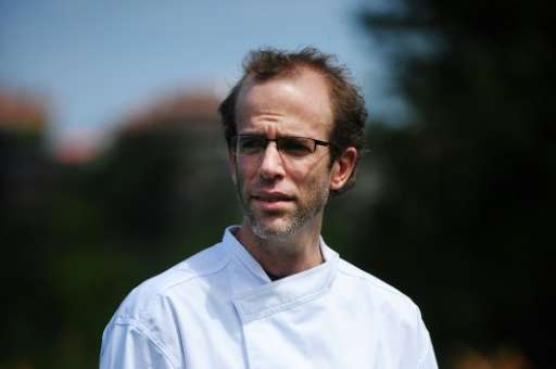 US chef Dan Barber takes part in the presentation of the Basque Culinary Center, on July 26, 2010, in the northern Spanish Basqu