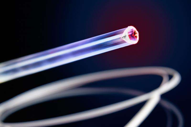 Using a new laser process to custom shape optical fibers