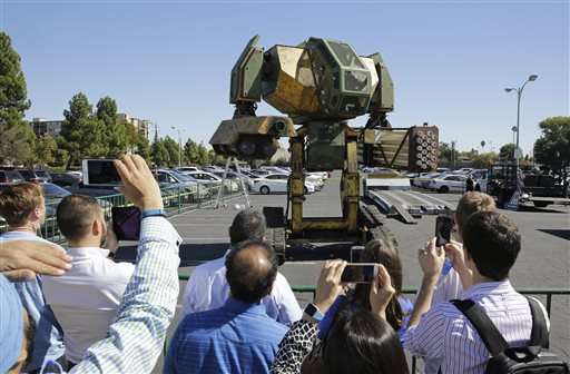 US startup challenges Japan to giant robot battle