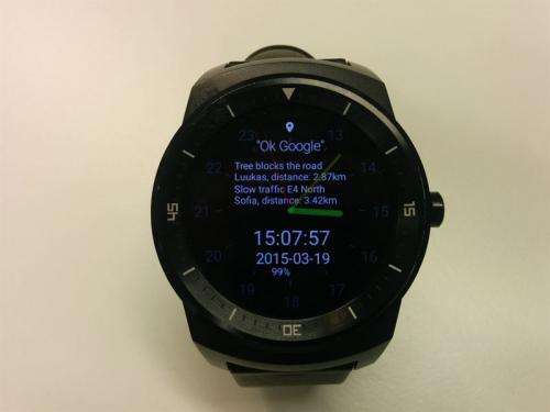 Utilisation of smartwatches in situations requiring alerts