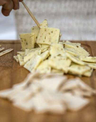 Vegan cheese is among the food products backed by the tech sector aimed at creating sustainable protein sources