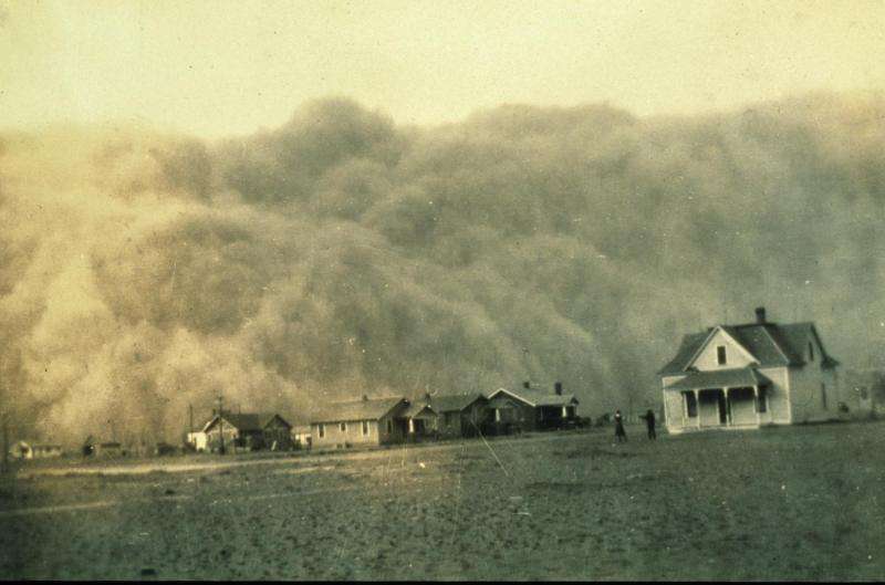 Warm oceans caused hottest Dust Bowl years in 1934/36