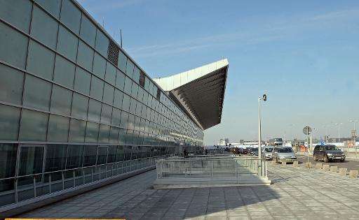 Warsaw's Fryderyk Chopin airport, March 11, 2010