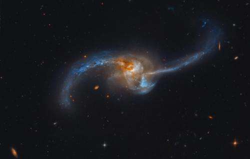 Where do stars form in merging galaxies?