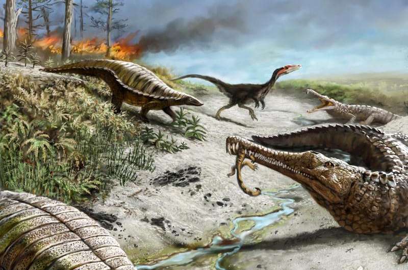 Why big dinosaurs steered clear of the tropics