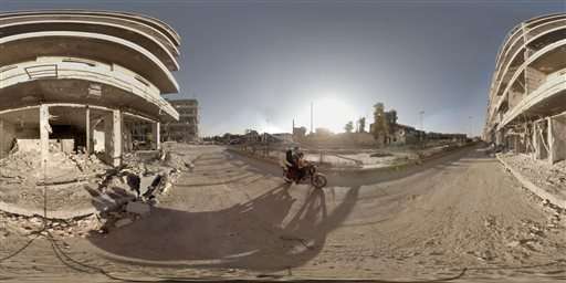 With virtual reality, a 360-degree view inside Syria