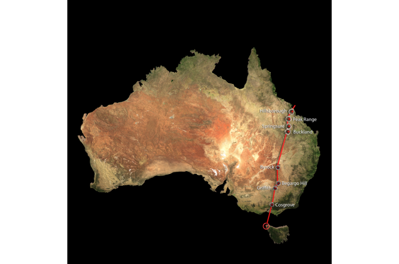 World's longest continental volcano chain in Australia: ANU media release