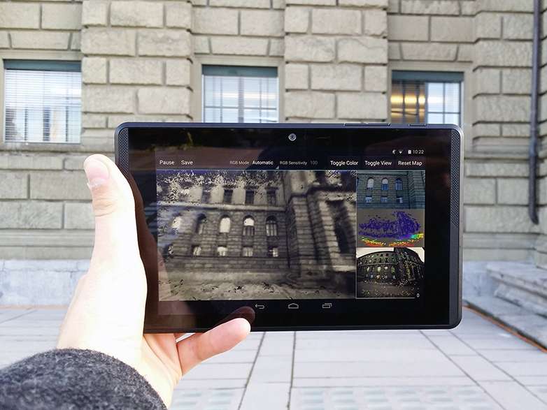 3-D mapping of entire buildings with mobile devices