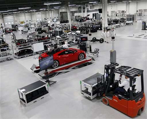 Acura brings NSX specialty car production to US