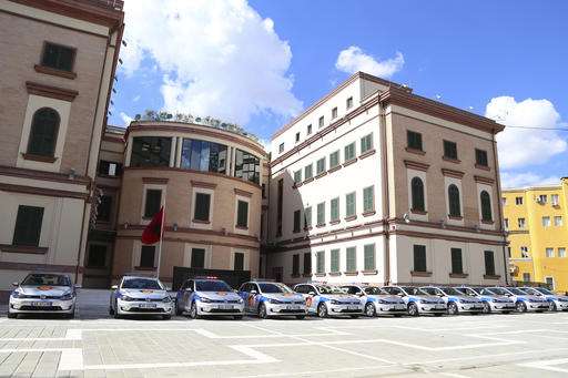 Albania police with electric cars, but no recharging spots