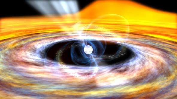 A pulsar and white dwarf dance together in a surprising orbit