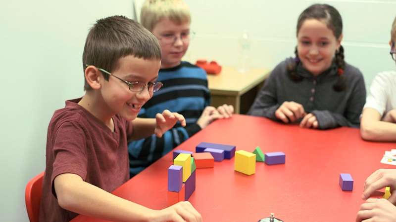 Brain scans show building blocks activate spatial ability in kids better than board games