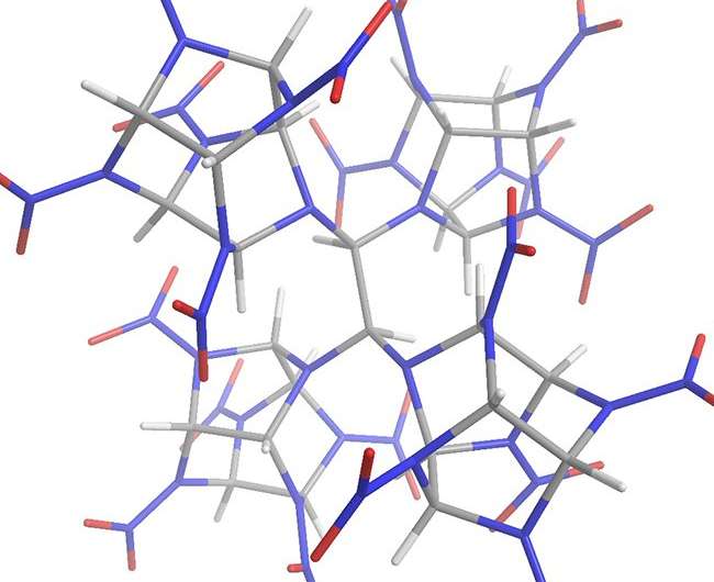 Covalent crystal CL-20 predicted by Russian scientists for the first time