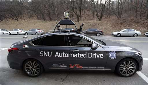 Driverless taxi on Seoul campus offers glimpse of future