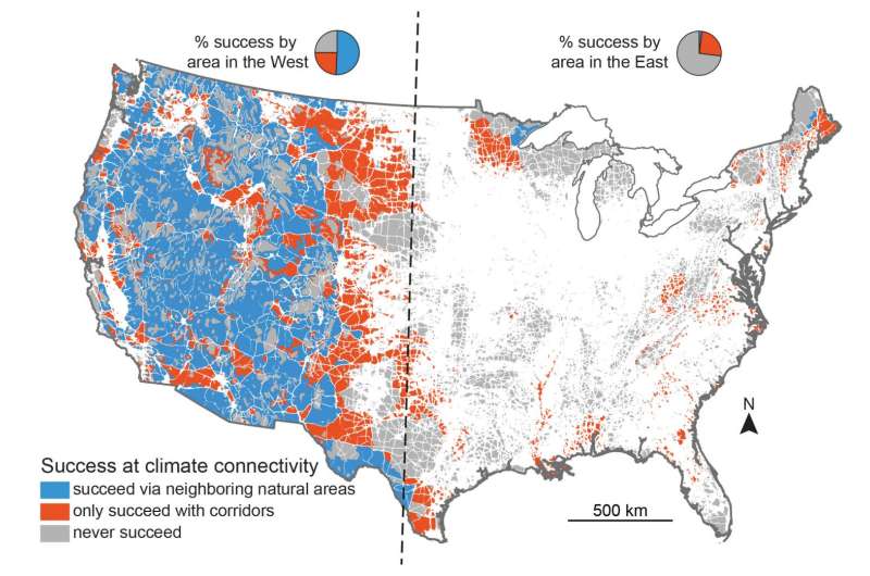 Eastern US needs 'connectivity' to help species escape climate change