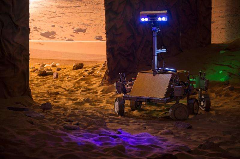 ESA astronaut Tim Peake controls British-built rover from space