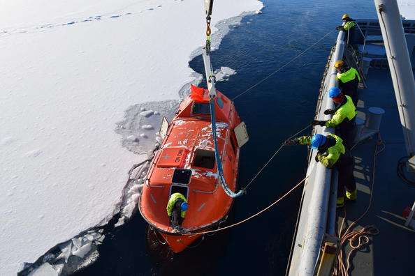 Evacuation in the Arctic put to the test