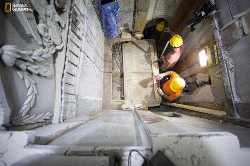 Experts uncover hidden layers of Jesus' tomb site