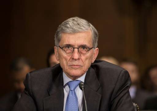 Federal Communications Commission chairman Thomas Wheeler, pictured on May 11, 2016, announced he would propose a vote next mont