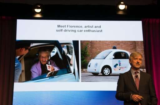 Google's Self Driving Car Project CEO John Krafcik speaks at the Automotive News World Congress in Detroit, Michigan, January 12
