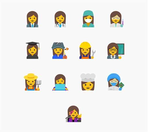 Google wants new emojis to represent professional women