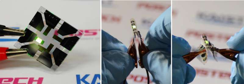 Graphene-based transparent electrodes for highly efficient flexible OLEDS