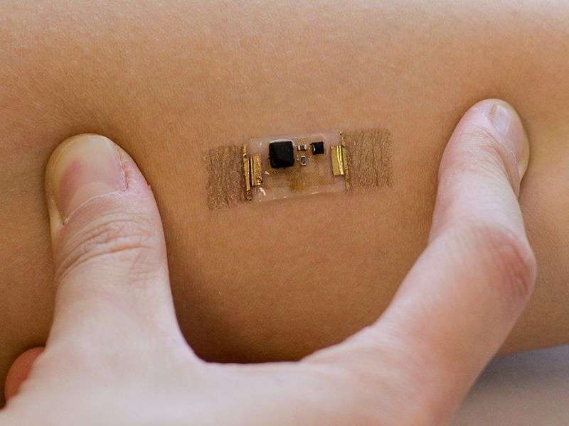 Hi-tech skin patch might someday track your health