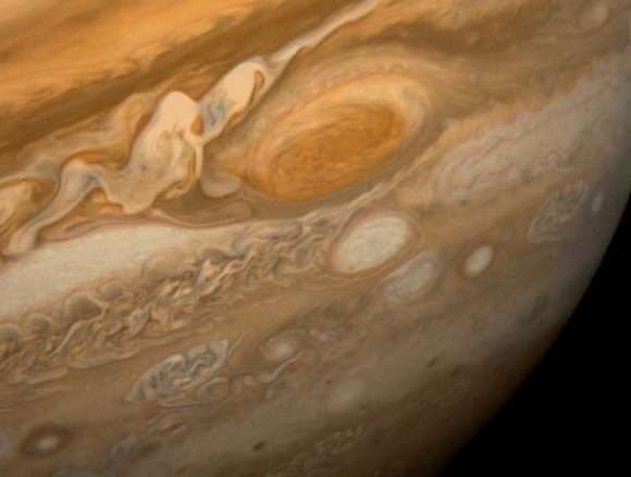 How big is Jupiter's Great Red Spot?