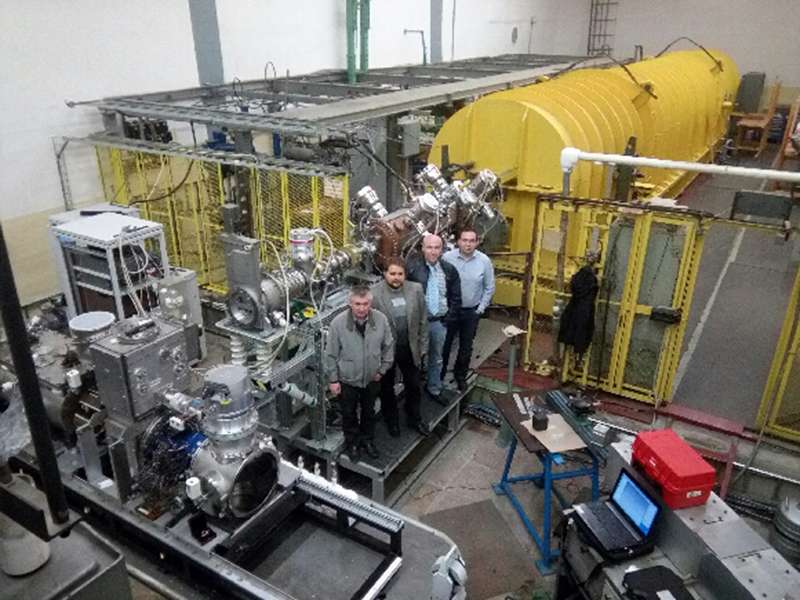 Linear deutron and light ion accelerator worked out in MEPhI and successfully tested in Dubna