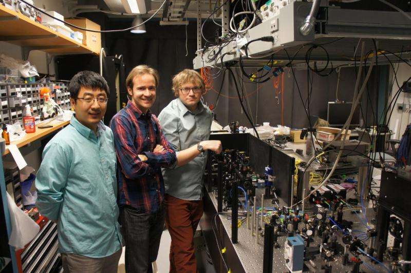 Moving electrons around loops with light: A quantum device based on geometry
