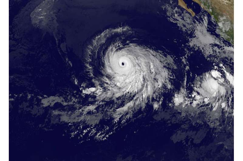 NASA gets an eyeful of Hurricane Blas