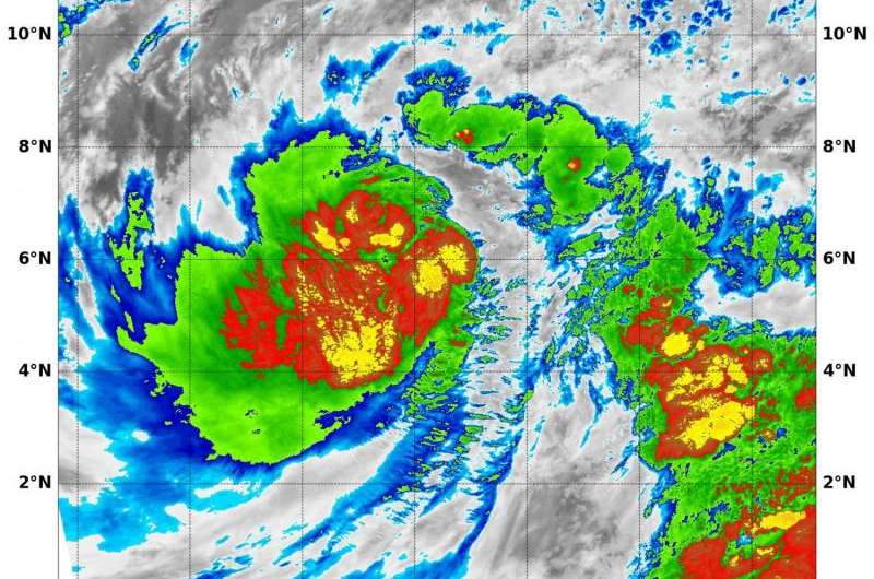 NASA investigates Tropical Storm Pali's temperatures, winds