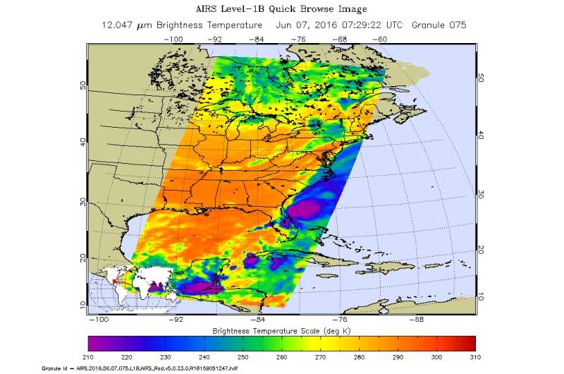 NASA sees Colin come calling on the US Southeast