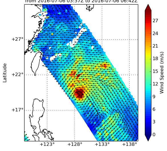 NASA sees Super Typhoon Nepartak approaching Taiwan