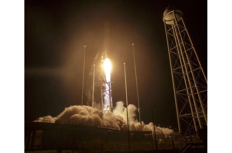 NASA space station cargo launches from Virginia on orbital ATK resupply mission