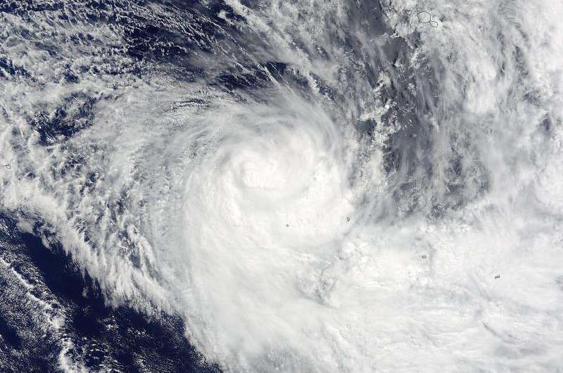 NASA's Terra satellite sees Tropical Cyclone Yalo coming to a quick end