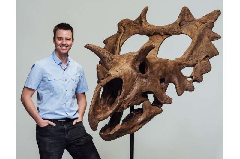New horned dinosaur species with 'spiked shield' identified by Canadian Museum of Nature