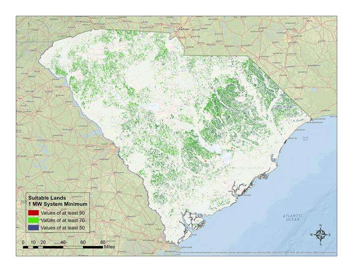 New maps show where to generate solar energy in South Carolina