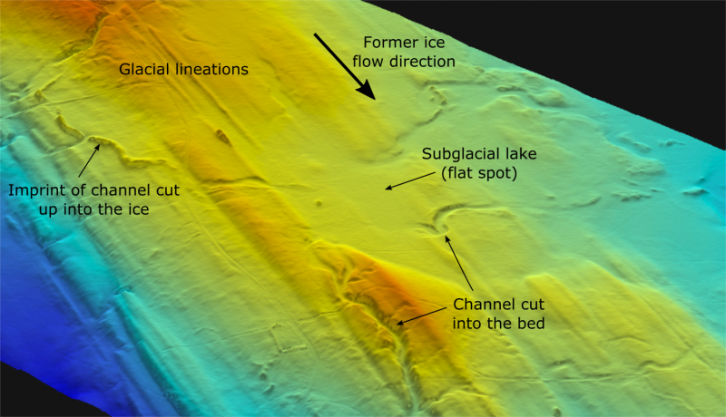 New research reveals secrets of former subglacial lakes in North America