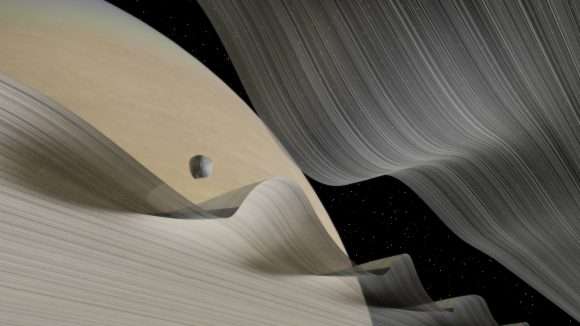 New visualization of waves in Saturn’s rings