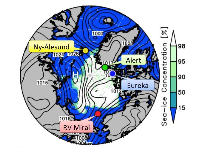 Optimized arctic observations for improving weather forecast in the northern sea route