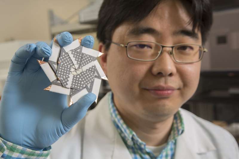 Origami ninja star inspires new battery design