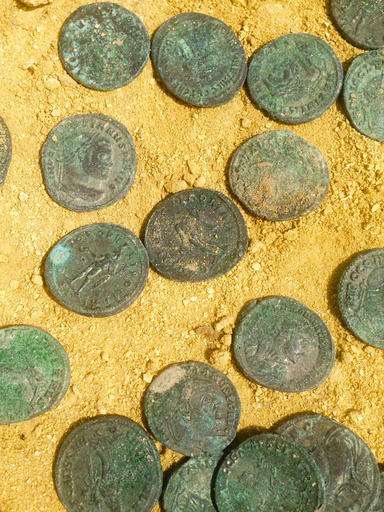 Park workers in Spain discover huge Roman coin trove