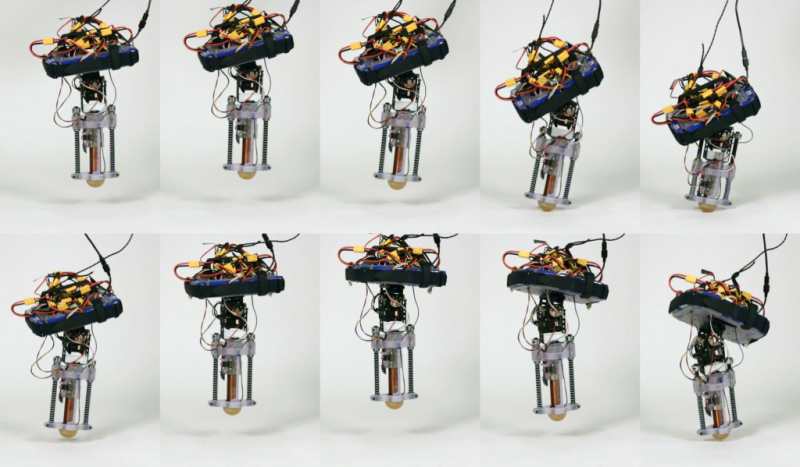 Researchers build first tetherless hopping robot