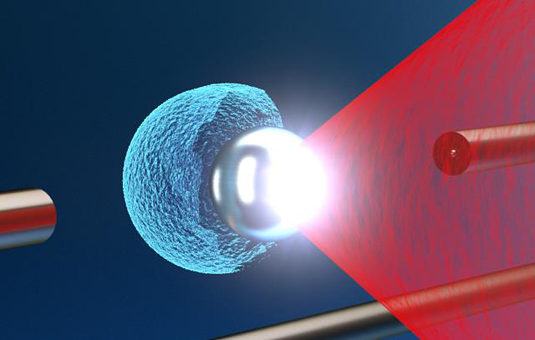 Researchers generate proton beams using a combination of nanoparticles and laser light