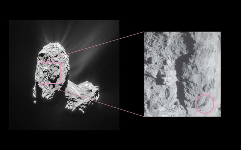 Rosetta captures comet outburst